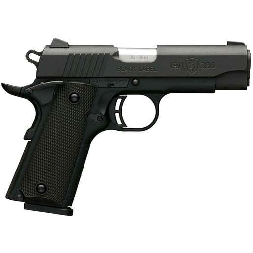 Browning 1911-380 Black Label Compact 380 Auto (ACP) 3.6in Matte Black Pistol - 8+1 Rounds - Black Compact image