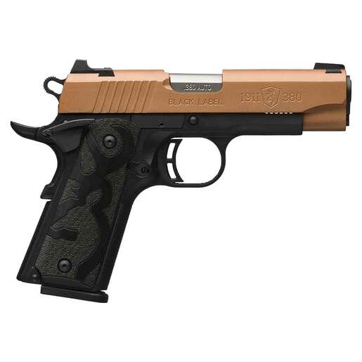 Browning 1911 Black Label 380 Auto (ACP) 3.6in Copper Cerakote Pistol - 8+1 Rounds - Brown image