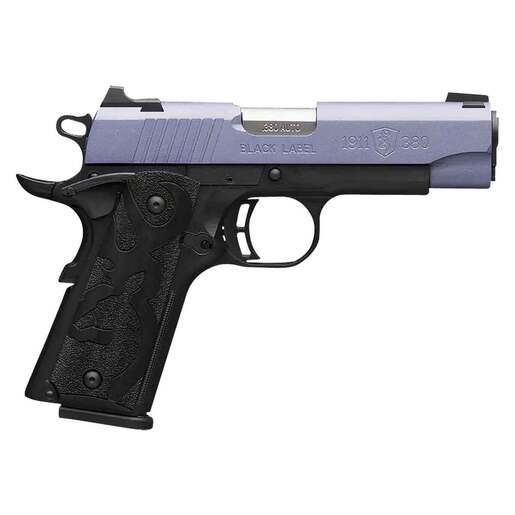 Browning 1911 Black Label 380 Auto (ACP) 3.6in Crushed Orchid Cerakote Pistol - 8+1 Rounds - Purple image