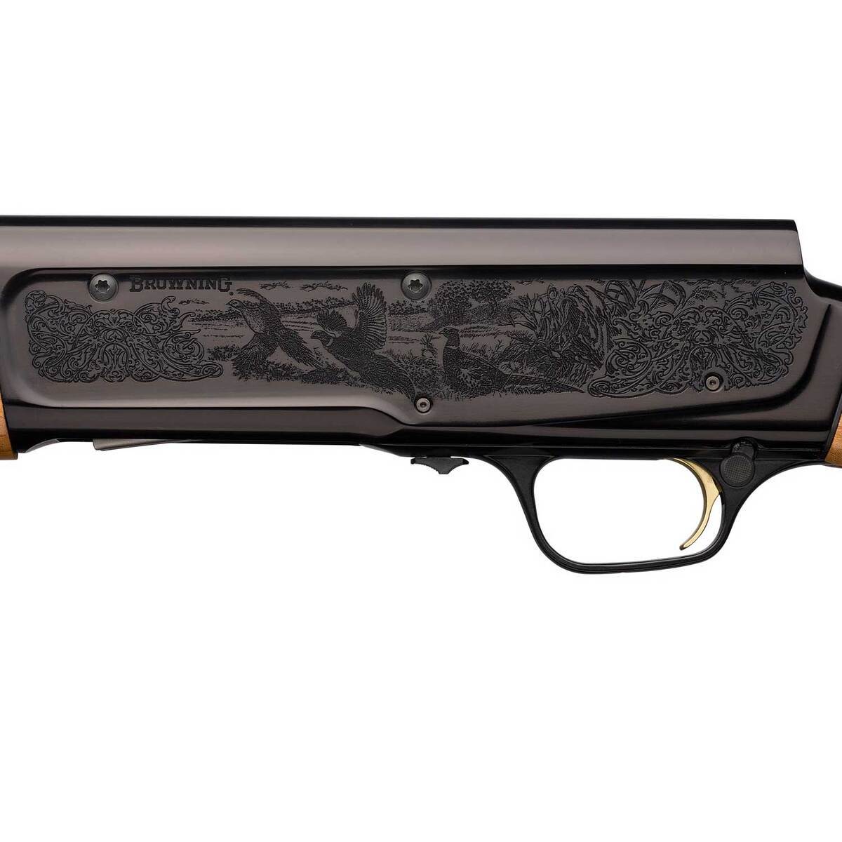 Browning A5 High Grade Hunter Maple Sweet Sixteen 16 Gauge 2.75in Semi Automatic Shotgun - 28in - Tan Browning A5 High Grade Hunter Maple Sweet Sixteen 16 Gauge 2.75in Semi Automatic Shotgun - 28in - Tan
