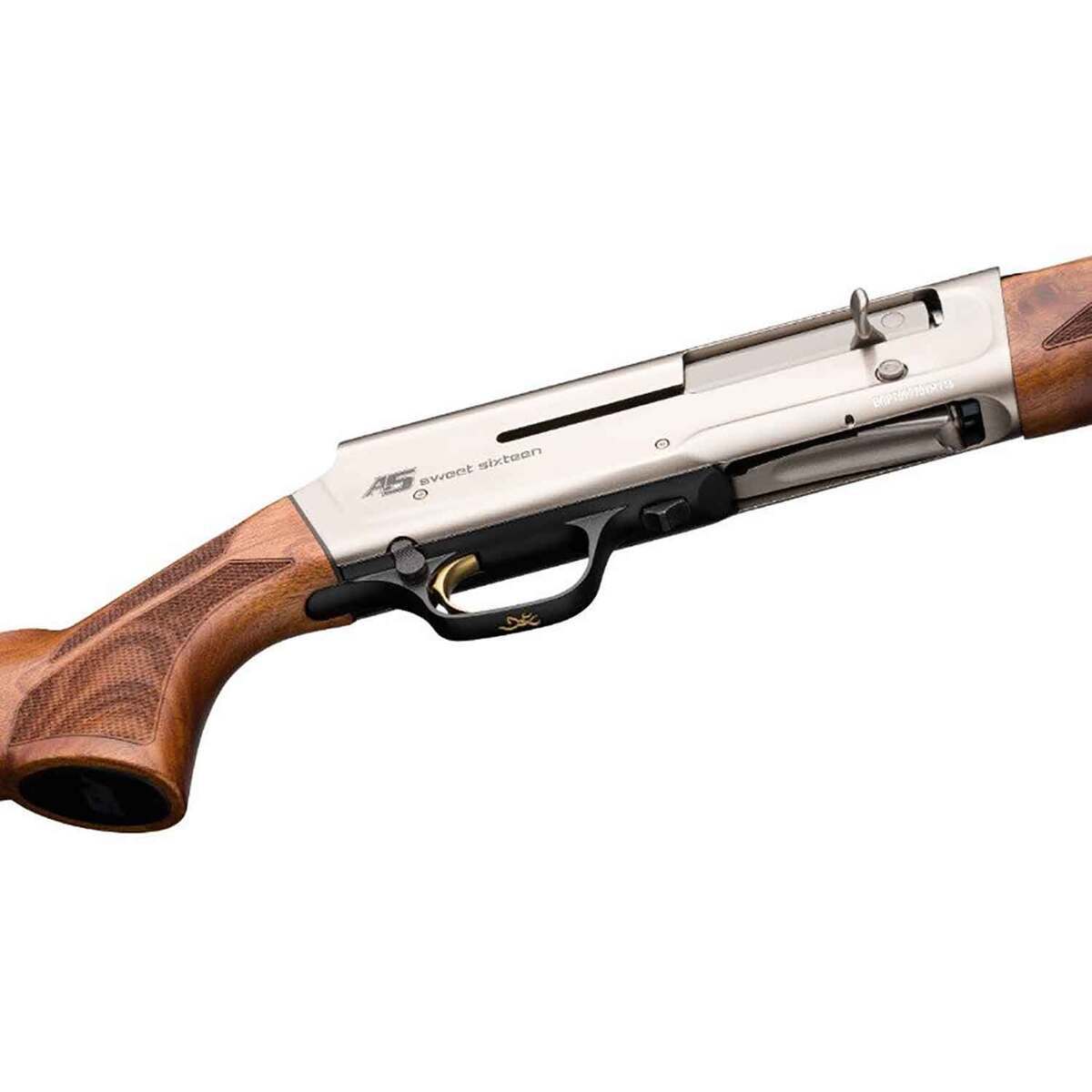 Browning A5 Sweet Sixteen Upland 16 Gauge 2-3/4in Semi Automatic Shotgun - 26in - Brown Browning A5 Sweet Sixteen Upland 16 Gauge 2-3/4in Semi Automatic Shotgun - 26in - Brown