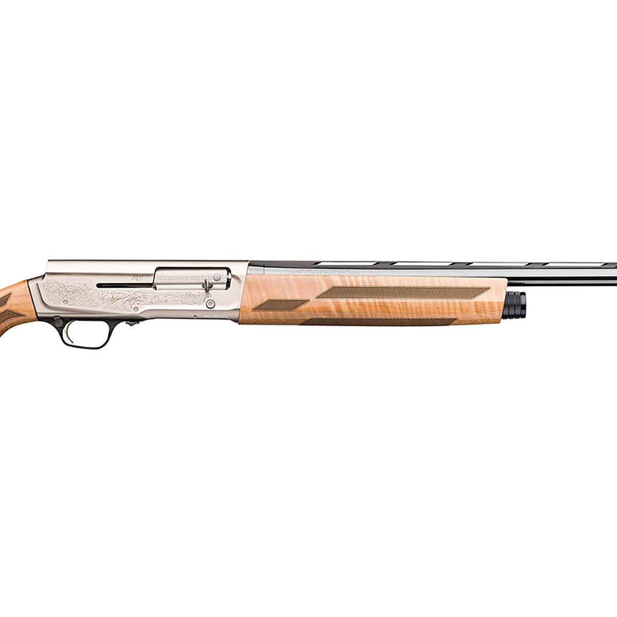 Browning A5 Ultimate Gloss AAA Maple 12 Gauge 3in Semi Automatic Shotgun - 26in - Tan Browning A5 Ultimate Gloss AAA Maple 12 Gauge 3in Semi Automatic Shotgun - 26in - Tan
