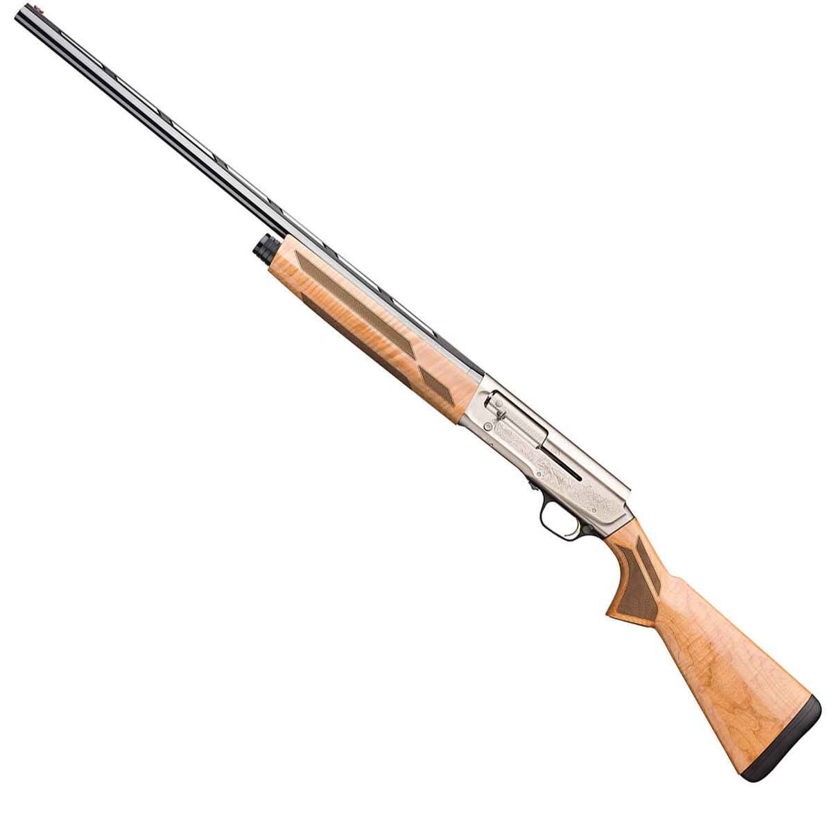 Browning A5 Ultimate Gloss AAA Maple 12 Gauge 3in Semi Automatic Shotgun - 28in - Tan Browning A5 Ultimate Gloss AAA Maple 12 Gauge 3in Semi Automatic Shotgun - 28in - Tan