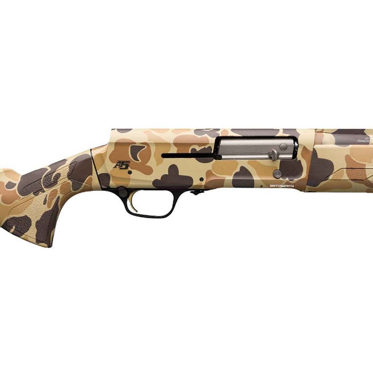 Browning A5 Vintage Tan 12 Gauge 3-1/2in Semi Automatic Shotgun - 28in - Camo Browning A5 Vintage Tan 12 Gauge 3-1/2in Semi Automatic Shotgun - 28in - Camo