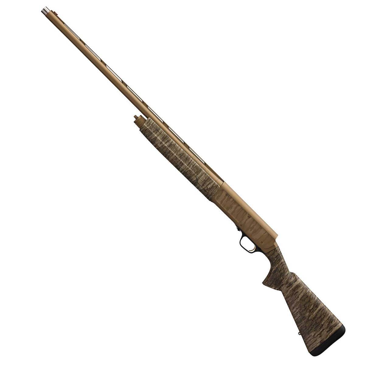 Browning A5 Wicked Wing Burnt Bronze Camo Cerakote/Mossy Oak Bottomland Camo 12 Gauge 3-1/2in Semi Automatic Shotgun - 28in - Camo Browning A5 Wicked Wing Burnt Bronze Camo Cerakote/Mossy Oak Bottomland Camo 12 Gauge 3-1/2in Semi Automatic Shotgun - 28in - Camo