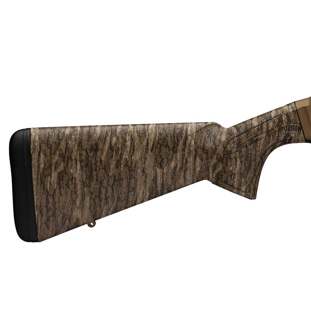 Browning A5 Wicked Wing Burnt Bronze Camo Cerakote/Mossy Oak Bottomland Camo 12 Gauge 3-1/2in Semi Automatic Shotgun - 28in - Camo Browning A5 Wicked Wing Burnt Bronze Camo Cerakote/Mossy Oak Bottomland Camo 12 Gauge 3-1/2in Semi Automatic Shotgun - 28in - Camo