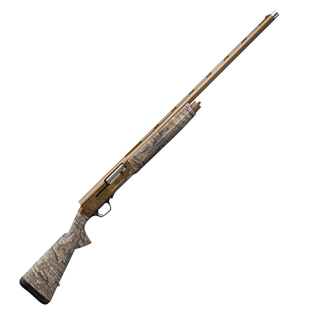 Browning A5 Wicked Wing Burnt Bronze Cerakote Realtree Timber 12 Gauge 3-1/2in Semi Automatic Shotgun - 26in - Camo Browning A5 Wicked Wing Burnt Bronze Cerakote Realtree Timber 12 Gauge 3-1/2in Semi Automatic Shotgun - 26in - Camo