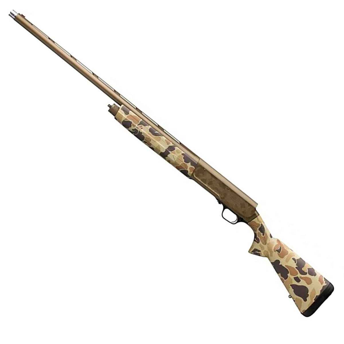 Browning A5 Wicked Wing Sweet Sixteen Vintage Tan 16 Gauge 2-3/4in Semi Automatic Shotgun - 28in - Camo Browning A5 Wicked Wing Sweet Sixteen Vintage Tan 16 Gauge 2-3/4in Semi Automatic Shotgun - 28in - Camo