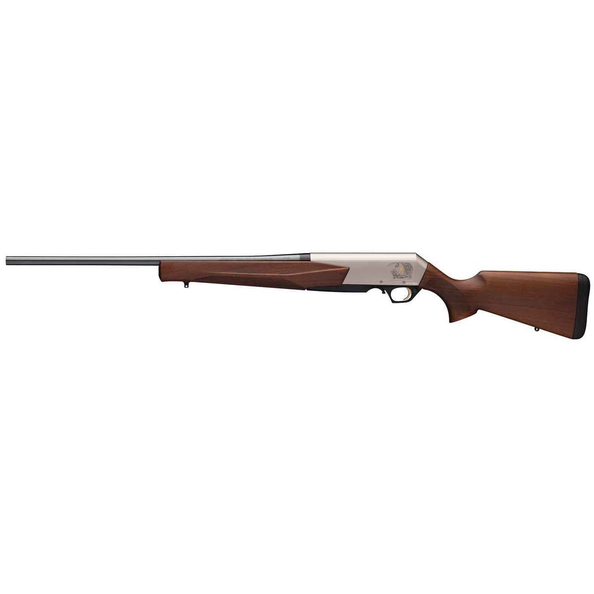 Browning BAR Mark 3 300 Winchester Magnum 24in Walnut/Matte Nickel Semi Automatic Modern Sporting Rifle - 3+1 Rounds Browning BAR Mark 3 300 Winchester Magnum 24in Walnut/Matte Nickel Semi Automatic Modern Sporting Rifle - 3+1 Rounds