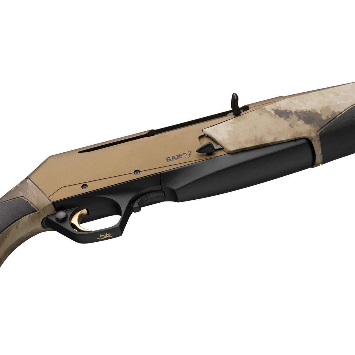 Browning Bar Mark III - Hells Canyon Speed 243 Winchester 22in Burnt Bronze/A-TACS AU Semi Automatic Rifle - 4+1 Rounds Browning Bar Mark III - Hells Canyon Speed 243 Winchester 22in Burnt Bronze/A-TACS AU Semi Automatic Rifle - 4+1 Rounds