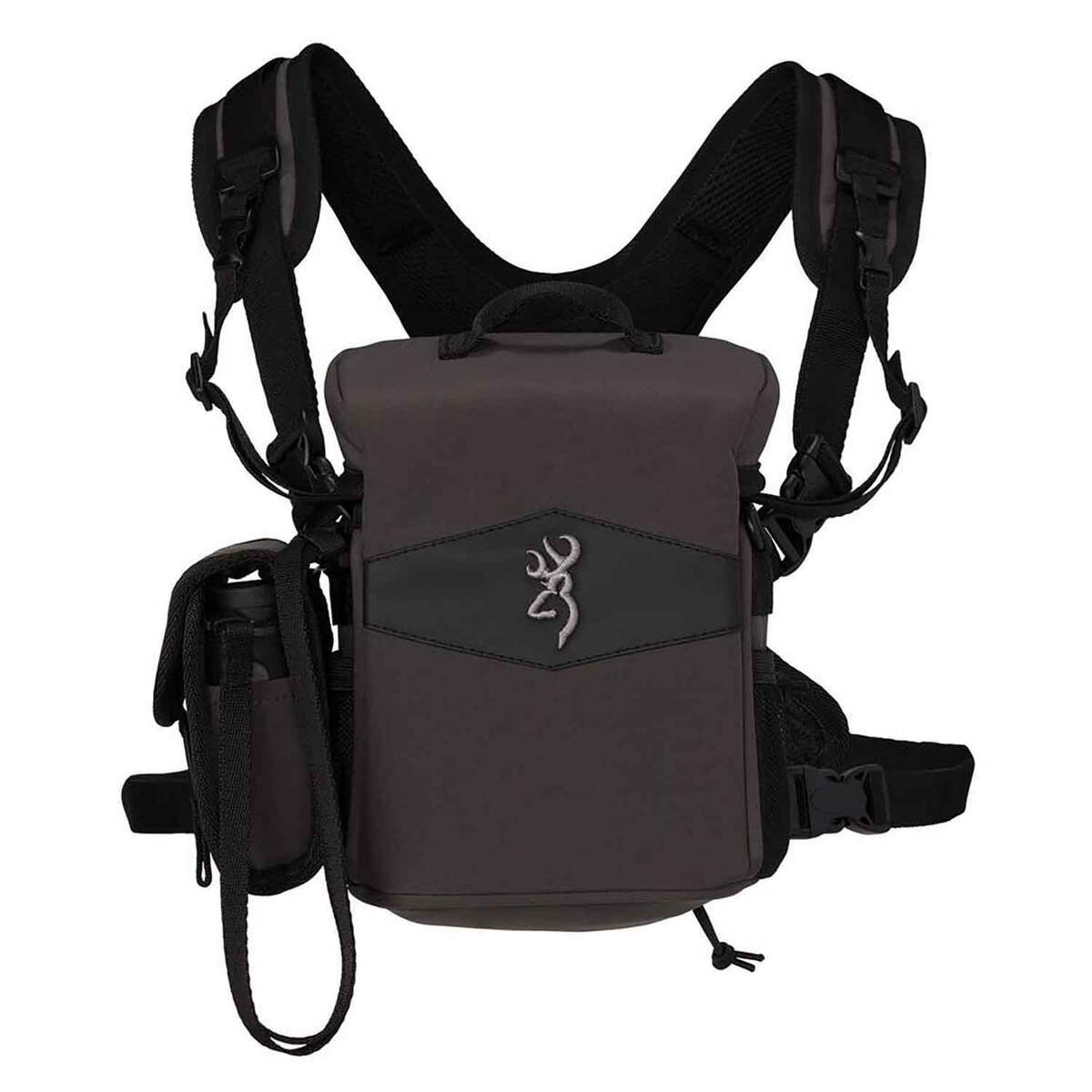 Horn Hunter Bino Harness System – Elastischer Fernglas-Gurt, Schwarz, Voll Verstellbar