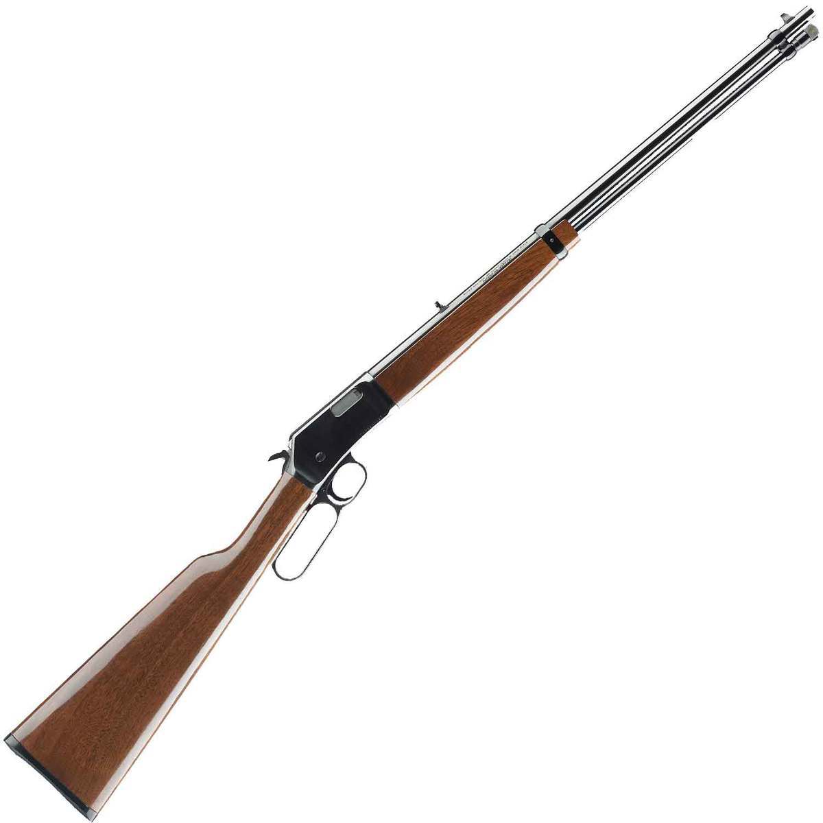 Browning BL-22 Black Walnut Polished Blued Lever Action Rifle - 22 Long Right - 20in - Brown Browning BL-22 Black Walnut Polished Blued Lever Action Rifle - 22 Long Right - 20in - Brown