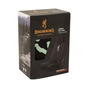 Browning Black/Mint Low Back Seat Cover