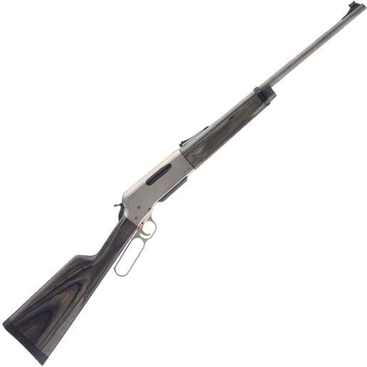 Browning BLR Lightweight '81 Stainless Takedown Matte Nickel Lever Action Rifle - 300 Winchester Magnum - 24in - Gray image