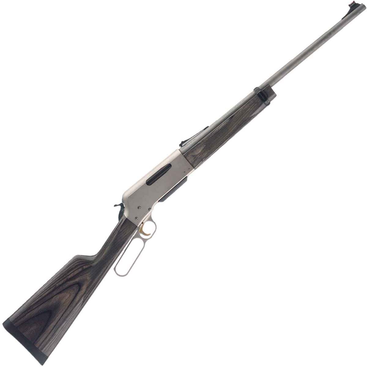 Browning BLR Lightweight '81 Stainless Takedown Matte Nickel Lever Action Rifle - 7mm Remington Magnum - 24in - Gray Browning BLR Lightweight '81 Stainless Takedown Matte Nickel Lever Action Rifle - 7mm Remington Magnum - 24in - Gray