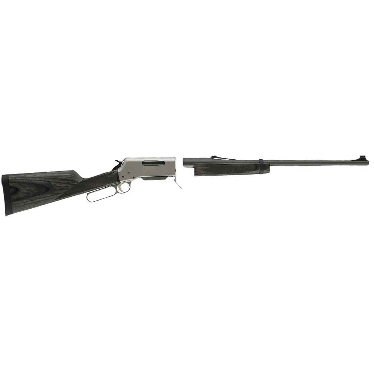 Browning BLR Lightweight '81 Stainless Takedown Matte Nickel Lever Action Rifle - 7mm Remington Magnum - 24in - Gray Browning BLR Lightweight '81 Stainless Takedown Matte Nickel Lever Action Rifle - 7mm Remington Magnum - 24in - Gray