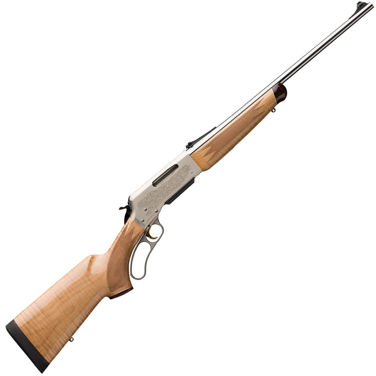 Browning BLR White Gold Medallion Maple/Nickel/Black Lever Action Rifle