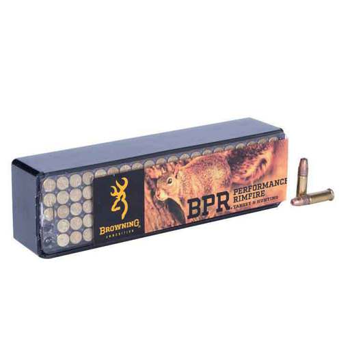 Browning BPR 22 Long Rifle 40gr Hollow Point Rimfire Ammo – 100 Rounds