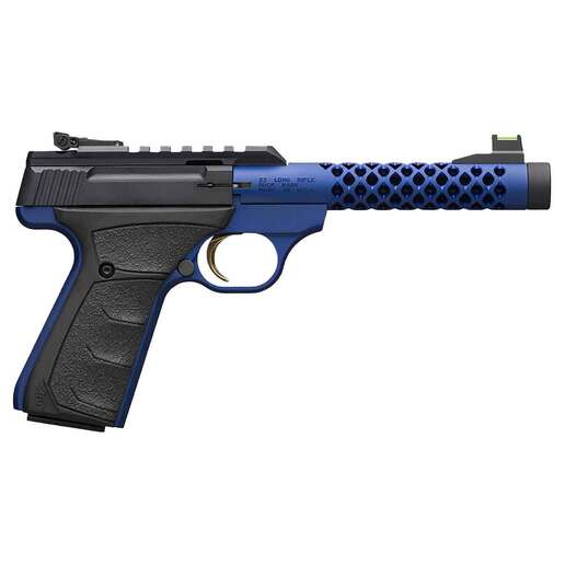Browning Buck Mark 22 Long Rifle 5.9in Blue Anodized Pistol - 10+1 Rounds - Blue image