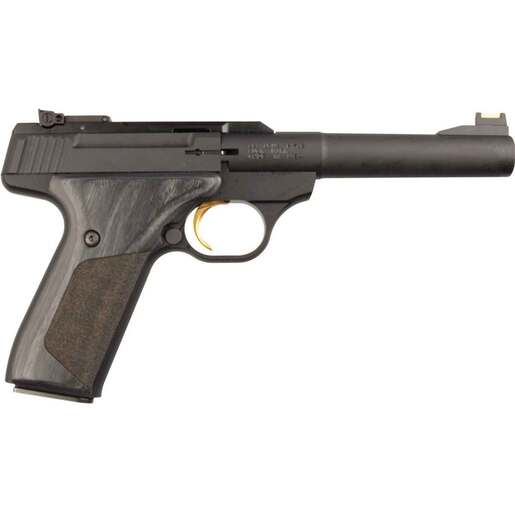 Browning Buck Mark Black Label Camper 22 Long Rifle 5.5in Matte Blued Pistol - 10+1 Rounds - Black image