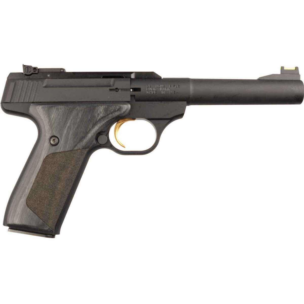 Browning Buck Mark Black Label Camper 22 Long Rifle 5.5in Matte Blued Pistol - 10+1 Rounds - Black Browning Buck Mark Black Label Camper 22 Long Rifle 5.5in Matte Blued Pistol - 10+1 Rounds - Black
