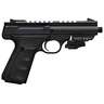 Browning Buck Mark Black Label Suppressor Ready Laser 22 Long Rifle 4.4in Black Pistol - 10+1 Rounds