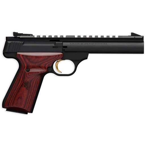 Browning Buck Mark Field Target 22 Long Rifle 5.5in Matte Black Pistol - 10+1 Rounds - Black image