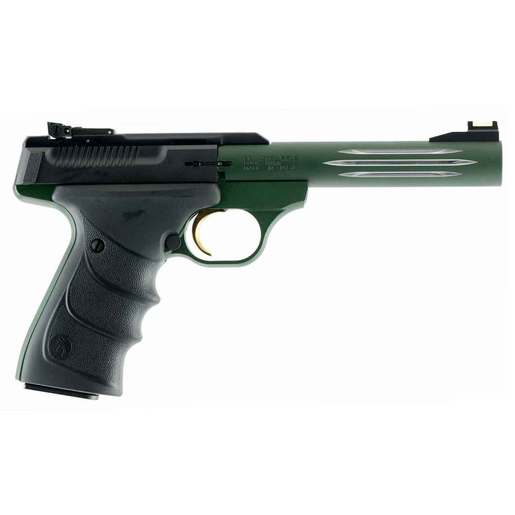 Browning Buck Mark Lite URX 22 Long Rifle 5.5in Black/Green Pistol - 10+1 Rounds - California Compliant - Green image