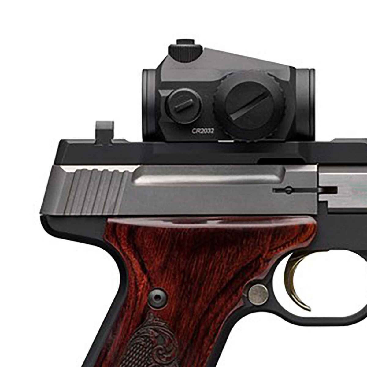 Browning Buck Mark Medallion 22 Long Rifle 5.5in Stainless Steel Pistol - 10+1 Rounds - Gray Browning Buck Mark Medallion 22 Long Rifle 5.5in Stainless Steel Pistol - 10+1 Rounds - Gray