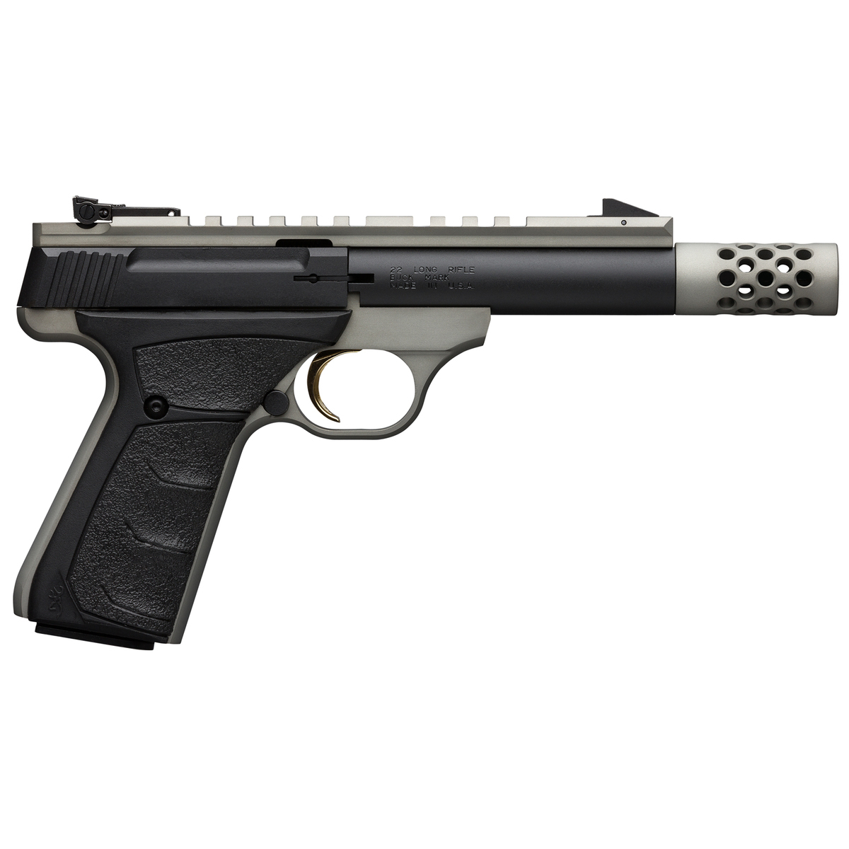 Browning Buck Mark Micro Field/Target 22 Long Rifle 4.4in Gray Pistol - 10+1 Rounds Browning Buck Mark Micro Field/Target 22 Long Rifle 4.4in Gray Pistol - 10+1 Rounds