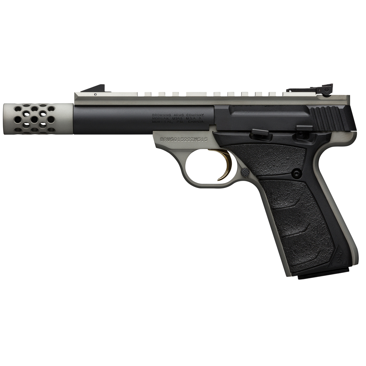 Browning Buck Mark Micro Field/Target 22 Long Rifle 4.4in Gray Pistol - 10+1 Rounds Browning Buck Mark Micro Field/Target 22 Long Rifle 4.4in Gray Pistol - 10+1 Rounds