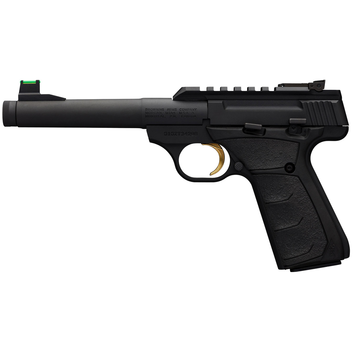 Browning Buck Mark Plus Camper UFX Suppressor Ready 22 Long Rifle 6in Matte Black Pistol - 10+1 Rounds - Black Browning Buck Mark Plus Camper UFX Suppressor Ready 22 Long Rifle 6in Matte Black Pistol - 10+1 Rounds - Black