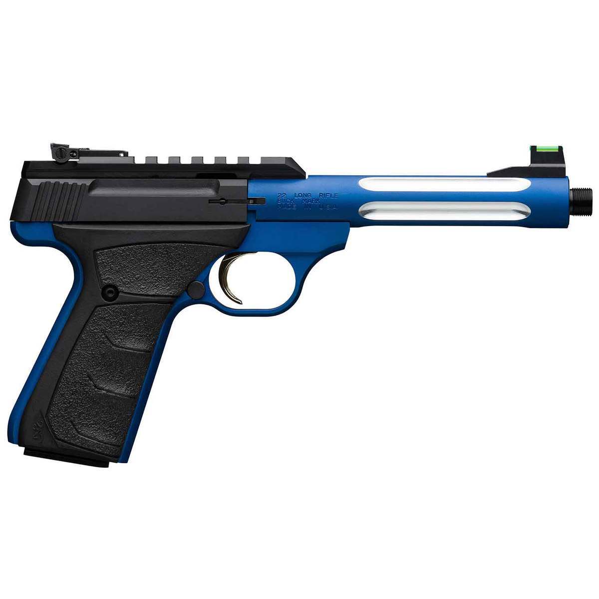Browning Buck Mark Plus Lite Competition 22 Long Rifle 5.9in Black/Blue Pistol - 10+1 Rounds - Black/Blue Browning Buck Mark Plus Lite Competition 22 Long Rifle 5.9in Black/Blue Pistol - 10+1 Rounds - Black/Blue