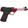Browning Buck Mark Plus Lite Competition 22 Long Rifle 5.9in Black/Red Pistol - 10+1 Rounds - Red