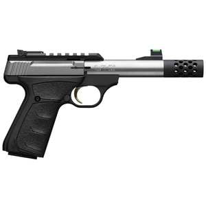 Browning Buck Mark Plus Micro Bull Suppressor Ready 22 Long Rifle 4.4in Stainless/Black Pistol - 10+1 Rounds