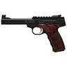 Browning Buck Mark Plus UDX 22 Long Rifle 5.5in Matte Black/Rosewood Pistol - 10+1 Rounds - Brown