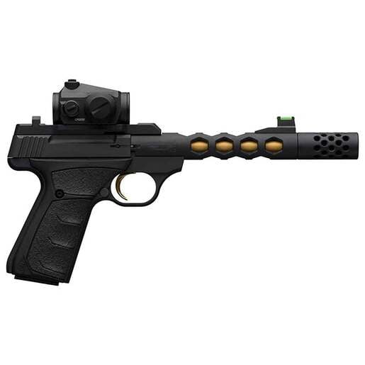 Browning Buck Mark Plus Vision 22 Long Rifle 5.9in Black Pistol - 10+1 Rounds - Black image