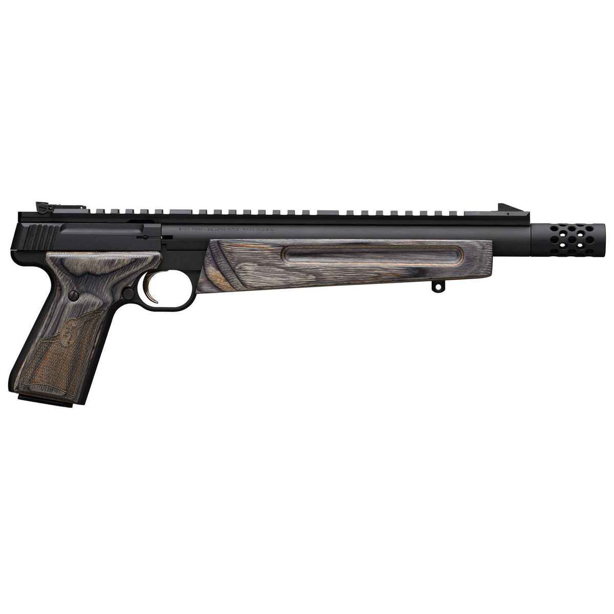 Browning Buck Mark Varmint Suppressor Ready 22 Long Rifle 10.25in Black Pistol - 10+1 Rounds Browning Buck Mark Varmint Suppressor Ready 22 Long Rifle 10.25in Black Pistol - 10+1 Rounds