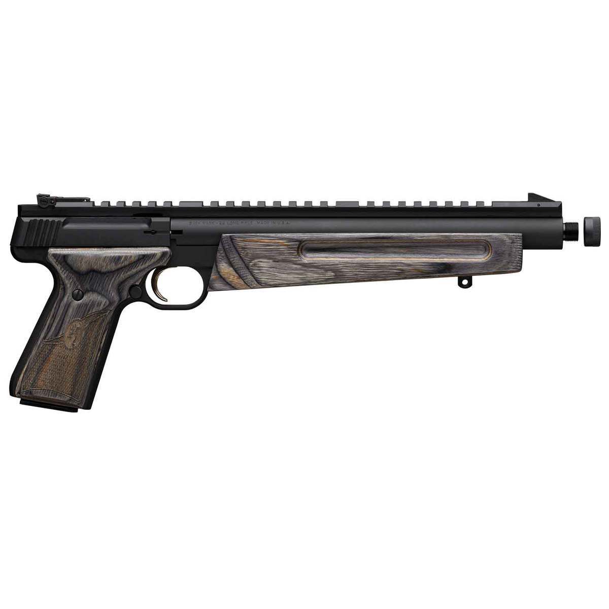 Browning Buck Mark Varmint Suppressor Ready 22 Long Rifle 10.25in Black Pistol - 10+1 Rounds Browning Buck Mark Varmint Suppressor Ready 22 Long Rifle 10.25in Black Pistol - 10+1 Rounds