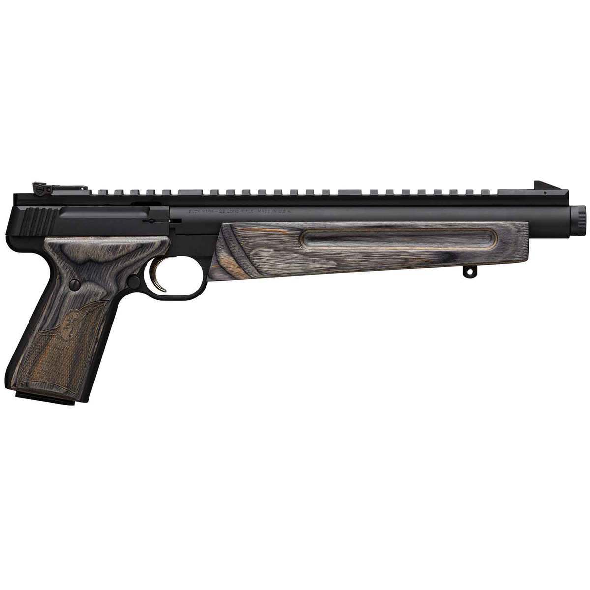 Browning Buck Mark Varmint Suppressor Ready 22 Long Rifle 10.25in Black Pistol - 10+1 Rounds Browning Buck Mark Varmint Suppressor Ready 22 Long Rifle 10.25in Black Pistol - 10+1 Rounds