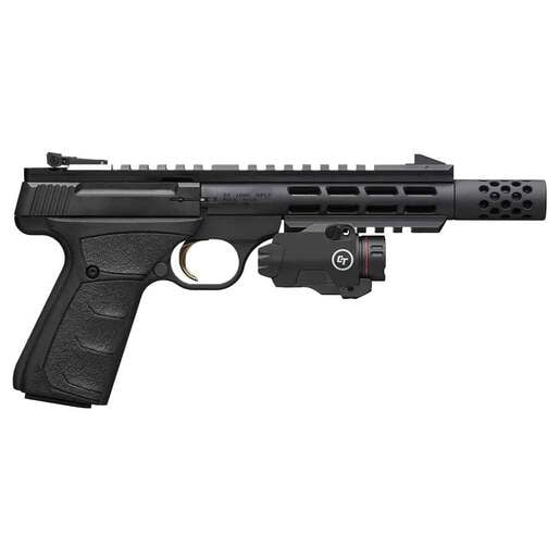 Browning Buck Mark Vision withCrimson Trace Laser 22 Long Rifle 5.9in Black Anodized Pistol - 10+1 Rounds - Black image
