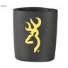 Browning Buckmark PVC Can Coozie - Black/Gold