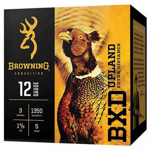 Browning BXD 12 Gauge 2-3/4in #6 1-3/8oz Upland Shotshells Ammo - 25 Rounds #6 25 Rounds #6 Ammo
