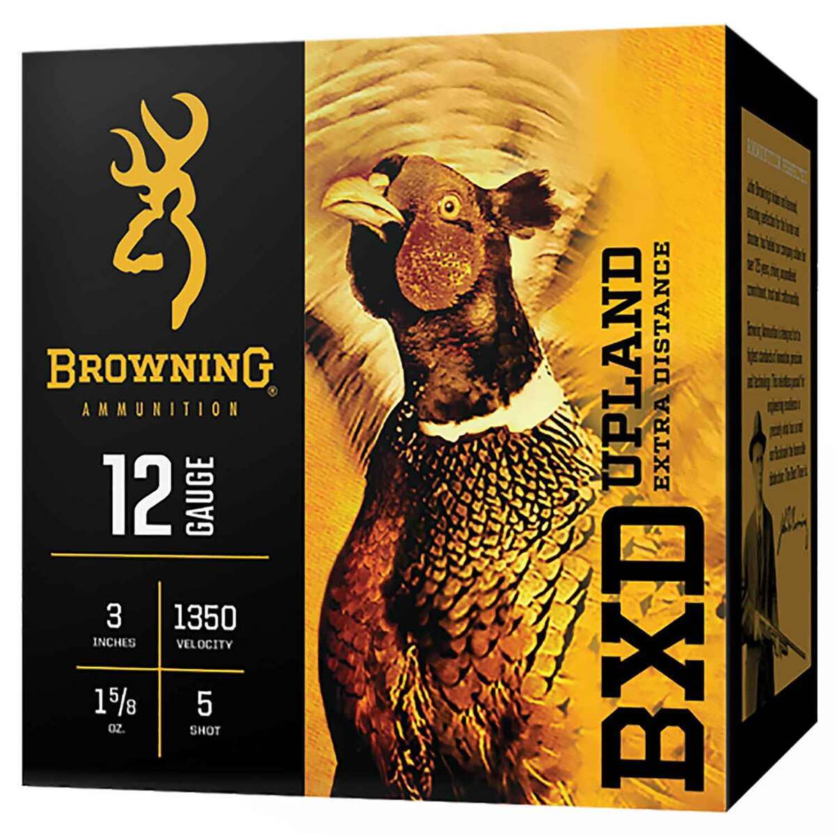 Browning BXD 12 Gauge 3in 5 1 5 8oz Upland Shotshells 25 Rounds browning-bxr-30-06-sprg-155gr-deer-ammo-eagle-firearms-ltd