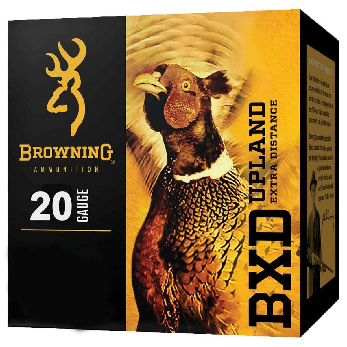 Browning BXD 20 Gauge 2-3/4in #7 3/4oz Upland Shotshells - 25 Rounds Browning BXD 20 Gauge 2-3/4in #7 3/4oz Upland Shotshells - 25 Rounds
