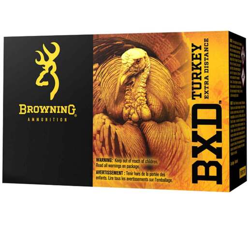 Browning BXD Turkey 12Ga 3-1/2in 1-7/8oz #4 Shotshells – 10 Rounds – #4