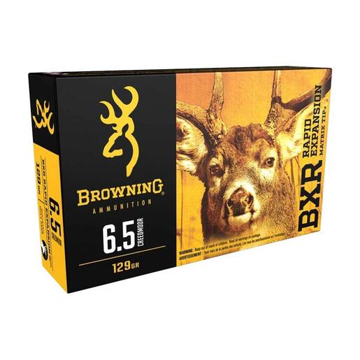 Browning BXR 6.5 Creedmoor 129gr Rapid Expansion Matrix Tip Rifle Ammo – 20 Rounds