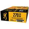 Browning BXS Solid Expansion Big Game and Deer 270 Winchester 130gr SEPT Rifle Ammo - 20 Rounds