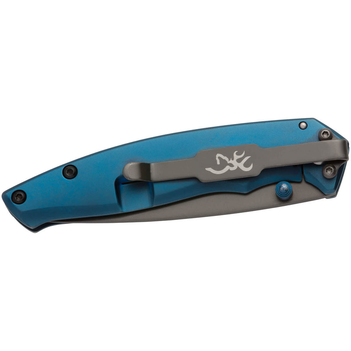 Browning Carbon Carry 3.5 inch Folding Knife - Blue - Blue Browning Carbon Carry 3.5 inch Folding Knife - Blue - Blue