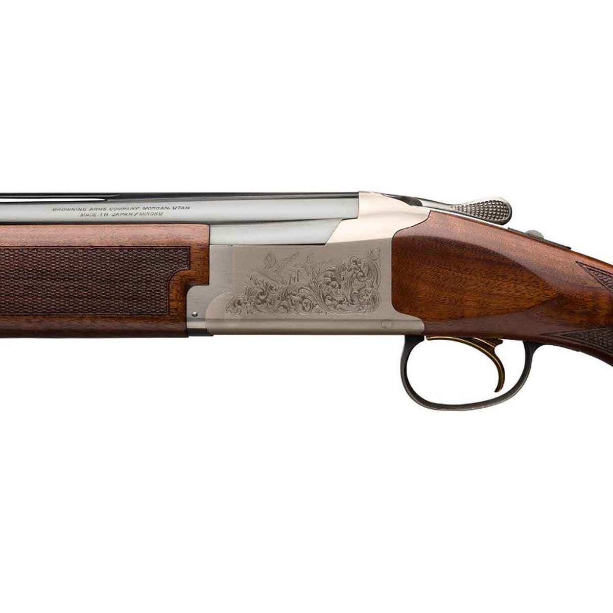 Browning Citori 725 Feather Silver Nitride Oiled Grade II/III Walnut 20 Gauge 3in Over Under Shotgun - 28in - Brown Browning Citori 725 Feather Silver Nitride Oiled Grade II/III Walnut 20 Gauge 3in Over Under Shotgun - 28in - Brown